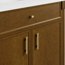 James Martin Bellshire 36" Single Bathroom Vanity, Honey Oak