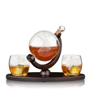 Globe Decanter and Whiskey Tumbler Set