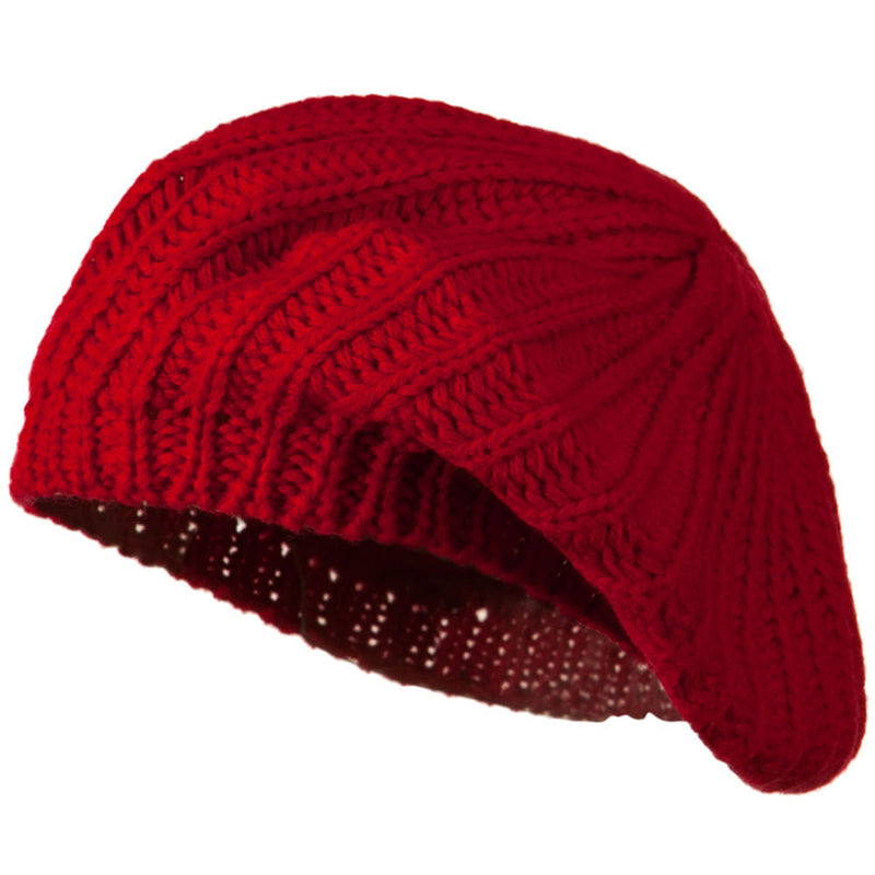 Plain Knit Beret