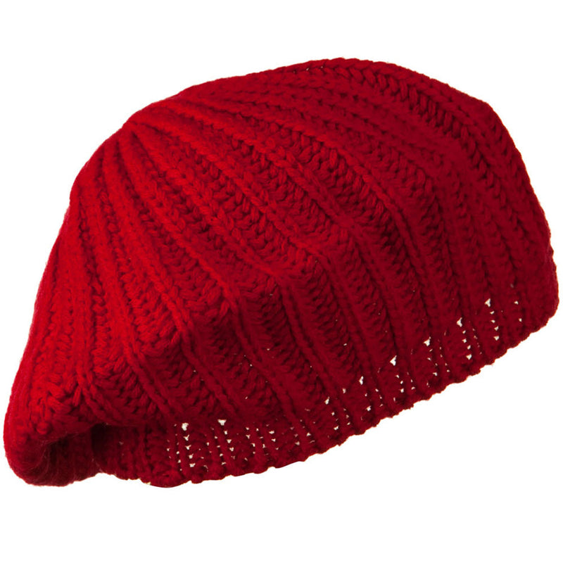 Plain Knit Beret
