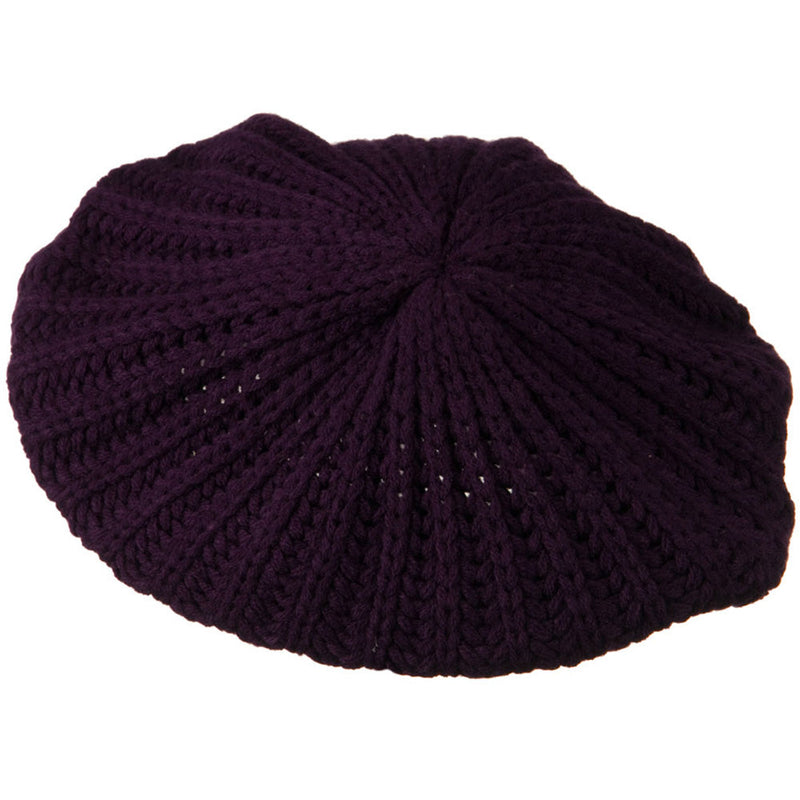 Plain Knit Beret