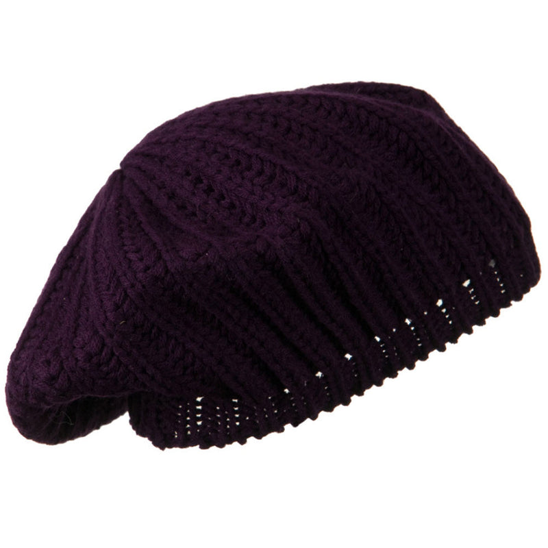 Plain Knit Beret