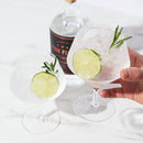 Raye Angled Crystal Gin & Tonic Glasses, Set of 2 by Viski