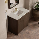 James Martin Gracyn 36" Single Bathroom Vanity, Sable