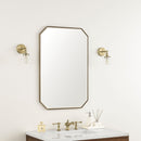 James Martin Rohe 24" Mirror, Champagne Brass