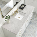 James Martin Chicago 60" Single Bathroom Vanity, Glossy White