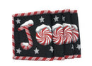 DaDa Bedding Set of 4-Pieces Peppermint Joy Holiday Tapestry Placemats 13” x 19” (12904)