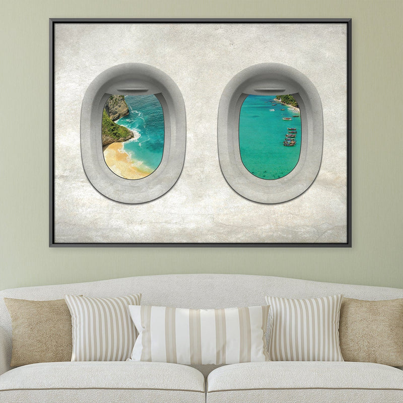 Plane View - Bali Canvas