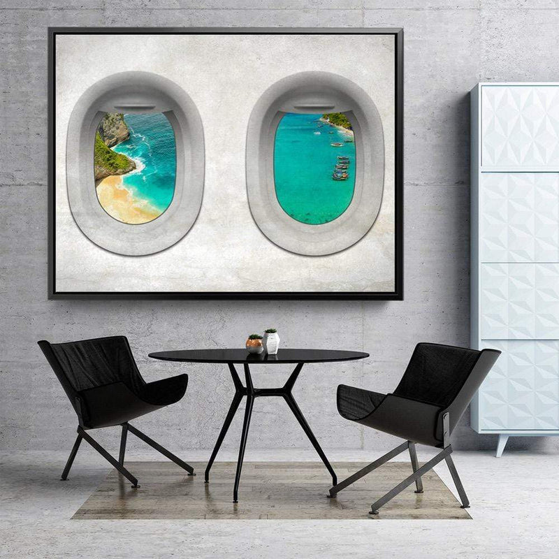 Plane View - Bali Canvas