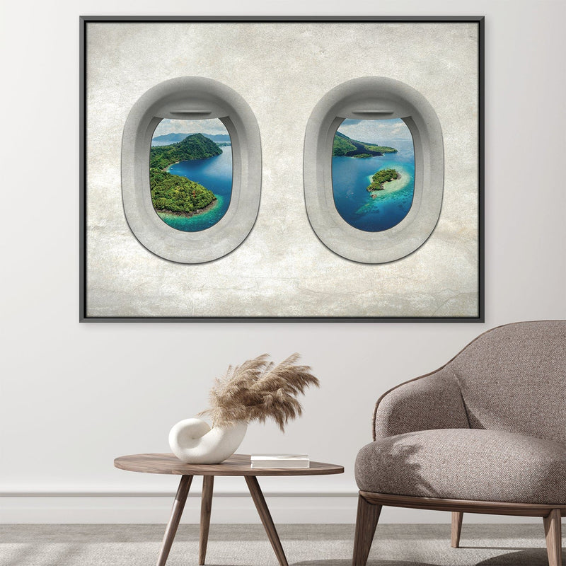 Plane View - Indonesia Canvas