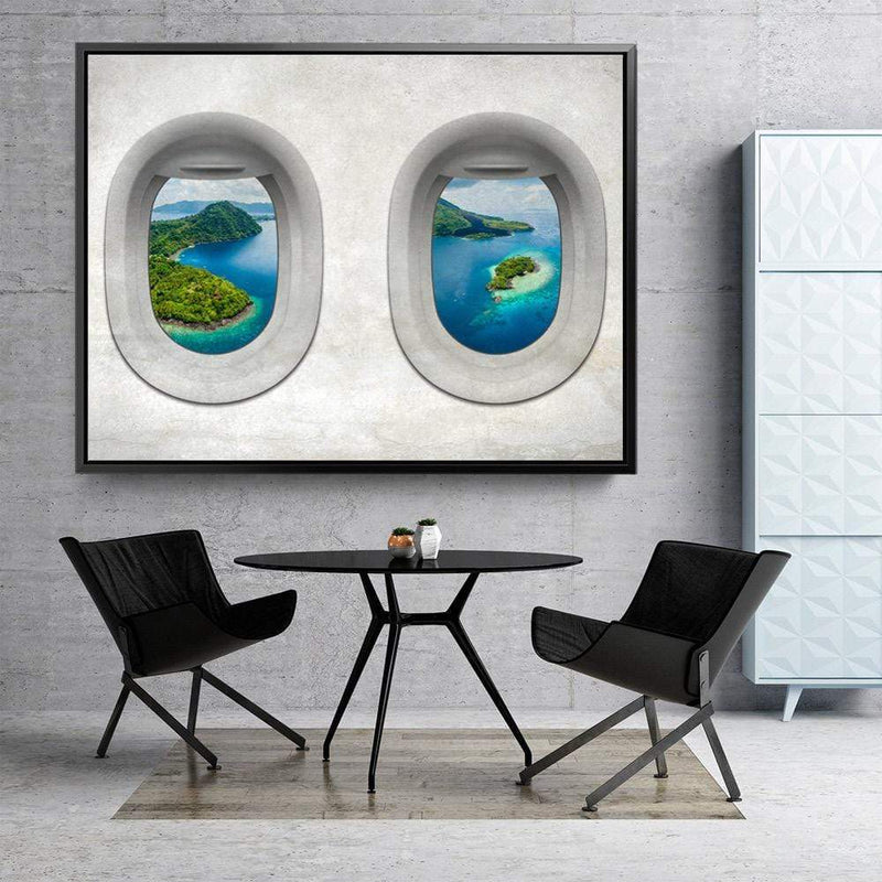 Plane View - Indonesia Canvas