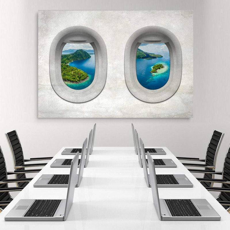 Plane View - Indonesia Canvas