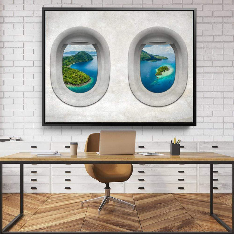 Plane View - Indonesia Canvas