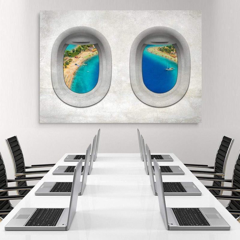 Plane View - Turkey Canvas