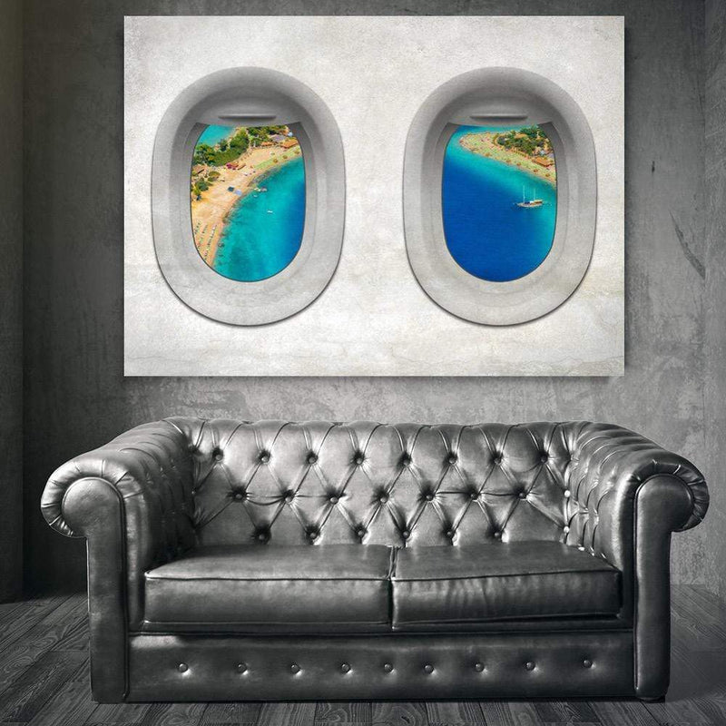 Plane View - Turkey Canvas