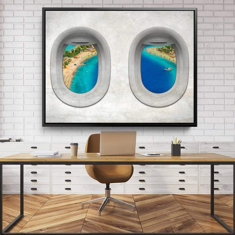 Plane View - Turkey Canvas