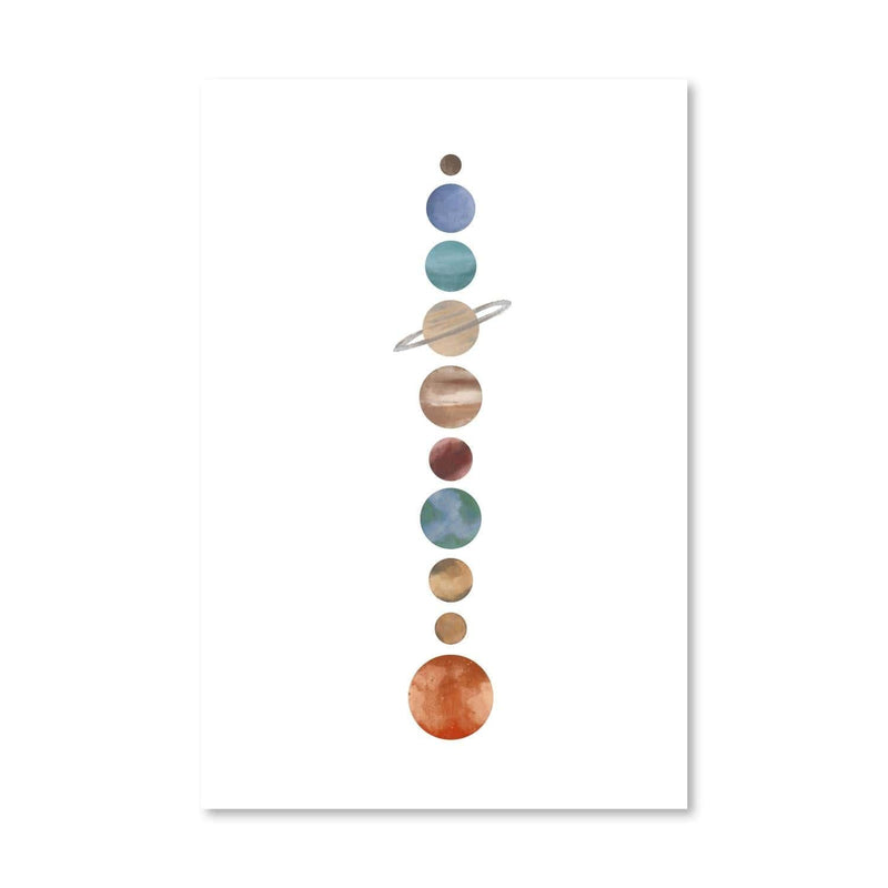 Planetary Line Up Canvas