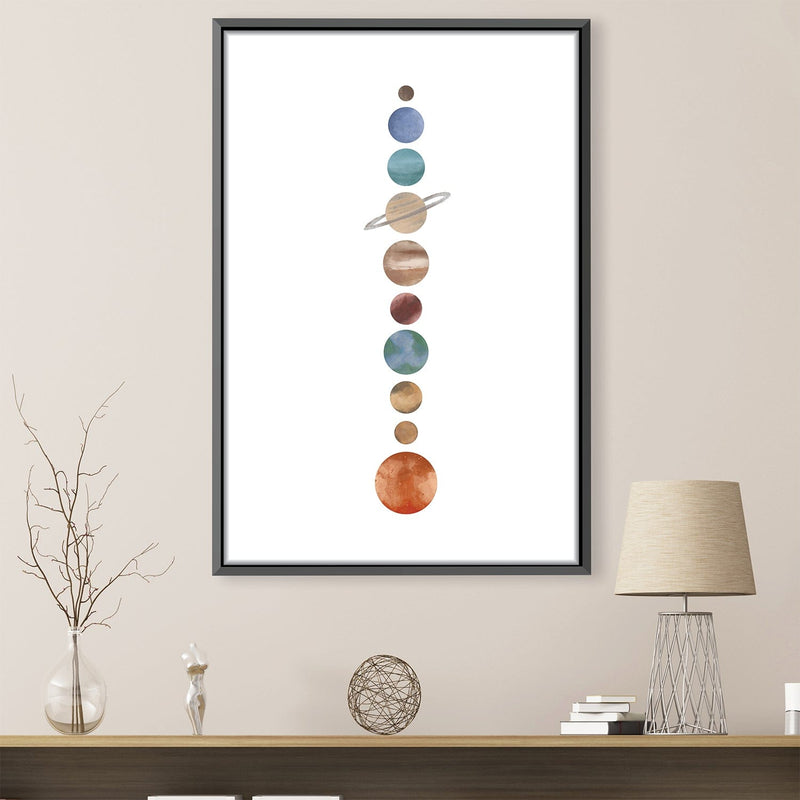 Planetary Line Up Canvas