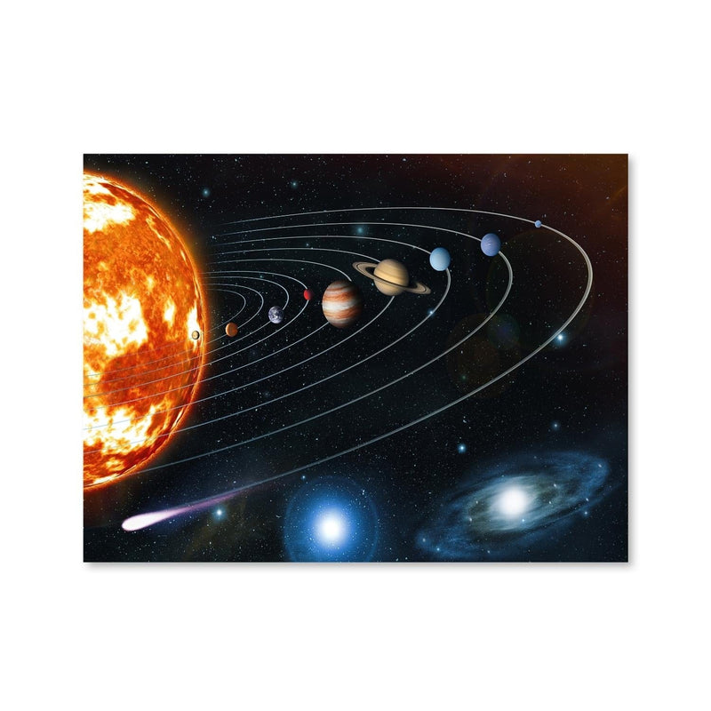 Planets and Galaxies Canvas