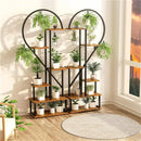 GobekUsa 6-Tier Heart Shaped Plant Display Stand