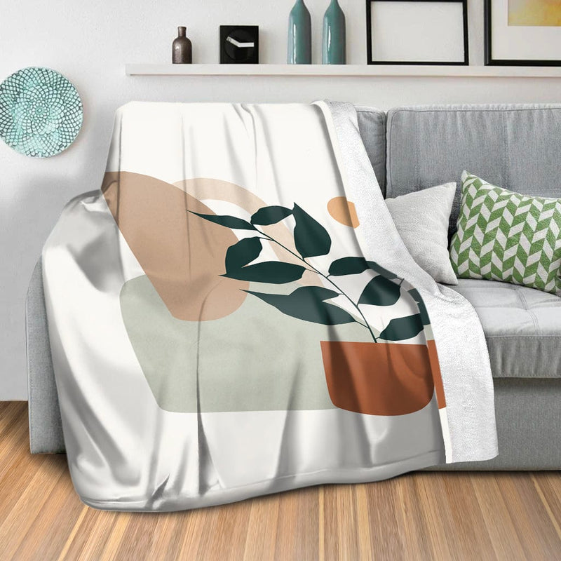 Plants and Shapes B Blanket