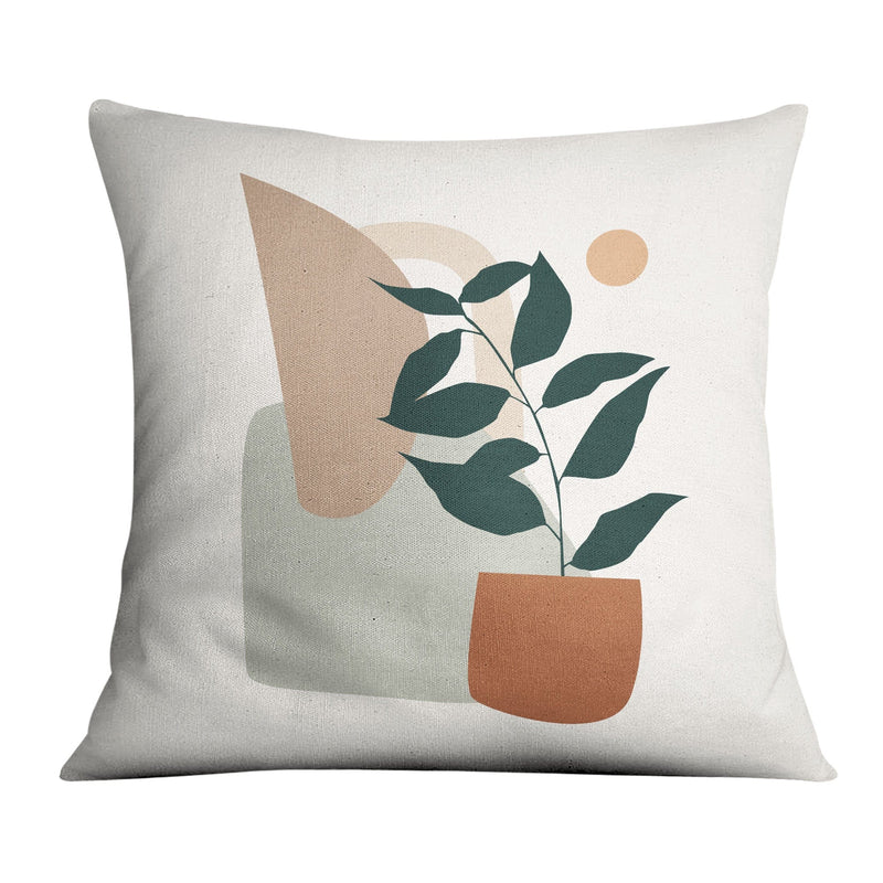 Plants and Shapes B Cushion