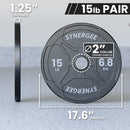 Synergee EZ Grip Bumper Plates