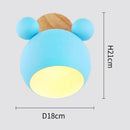 GobekUsa Cartoon Mouse Wall Lamp | Nordic LED Sconce for Kids' Room & Bedroom