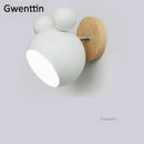 GobekUsa Cartoon Mouse Wall Lamp | Nordic LED Sconce for Kids' Room & Bedroom