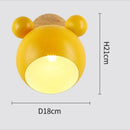 GobekUsa Cartoon Mouse Wall Lamp | Nordic LED Sconce for Kids' Room & Bedroom