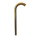 PLB21 Cast Brass 3W 3000K Warm White Integrated LED Cane Style Curved 12V Low Voltage Pathway Light