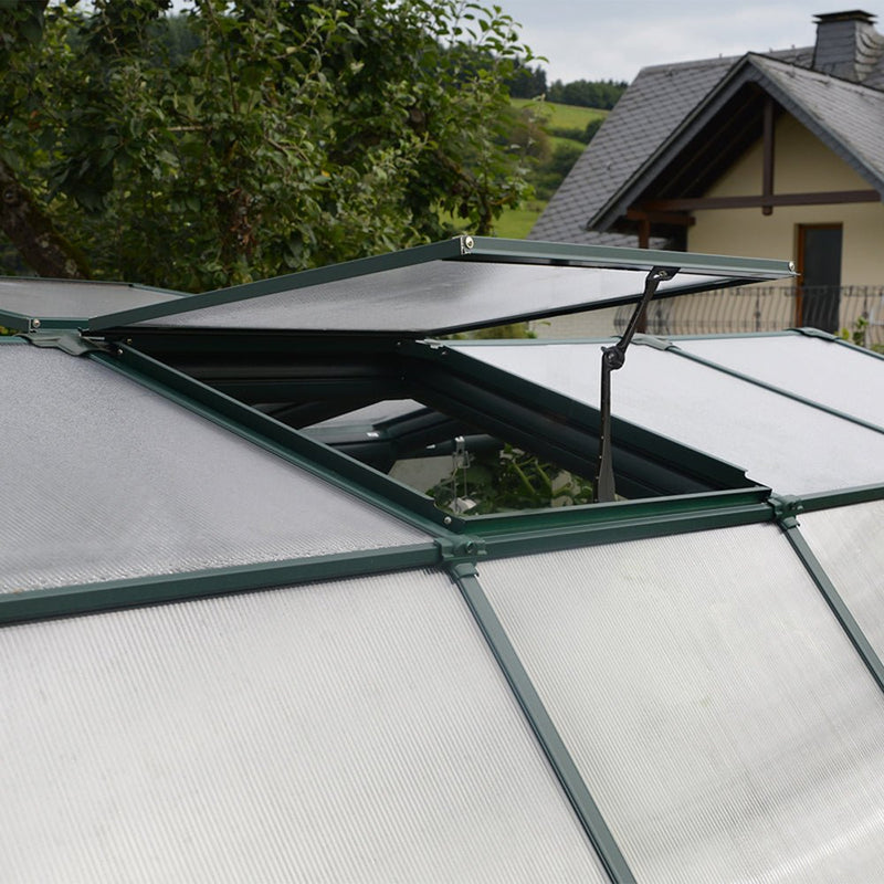 [08x20FT] Extra Large Barn-Style Weatherproof Walk-In Greenhouse With Roof Vents (92585716)