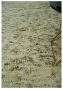 Plush Beni Ourain 12.5x15 Ivory and Moss Olive Moroccan Rug Made with fine Wool by The Rug Decor