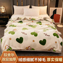GobekUsa Winter Raschel Blanket: Double Layered Warm Flannel Bedding Blanket