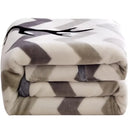 GobekUsa Winter Raschel Blanket: Double Layered Warm Flannel Bedding Blanket