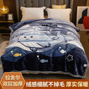 GobekUsa Winter Raschel Blanket: Double Layered Warm Flannel Bedding Blanket