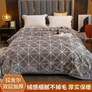 GobekUsa Winter Raschel Blanket: Double Layered Warm Flannel Bedding Blanket