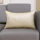 Plush black & white houndstooth cushion cover bedroom bow pillow by Decorbites
