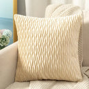 Plush black & white houndstooth cushion cover bedroom bow pillow by Decorbites