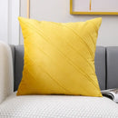 Plush black & white houndstooth cushion cover bedroom bow pillow by Decorbites