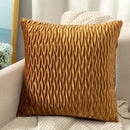 Plush black & white houndstooth cushion cover bedroom bow pillow by Decorbites