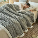 GobekUsa Cozy Flannel Fleece Blanket for Warm Autumn Winter Sleep