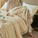 GobekUsa Cozy Flannel Fleece Blanket for Warm Autumn Winter Sleep