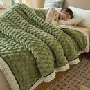 GobekUsa Cozy Flannel Fleece Blanket for Warm Autumn Winter Sleep