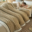 GobekUsa Cozy Flannel Fleece Blanket for Warm Autumn Winter Sleep