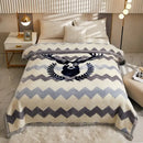 GobekUsa Double Layer Raschel Blankets: Soft Faux Fur Mink Throw for Beds