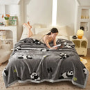 GobekUsa Double Layer Raschel Blankets: Soft Faux Fur Mink Throw for Beds