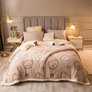 GobekUsa Double-Sided Fleece Wool Blanket
