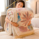 GobekUsa Double-Sided Fleece Wool Blanket