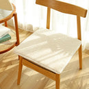Plush cream lamb’s wool chair cushion dining room comfort by Decorbites